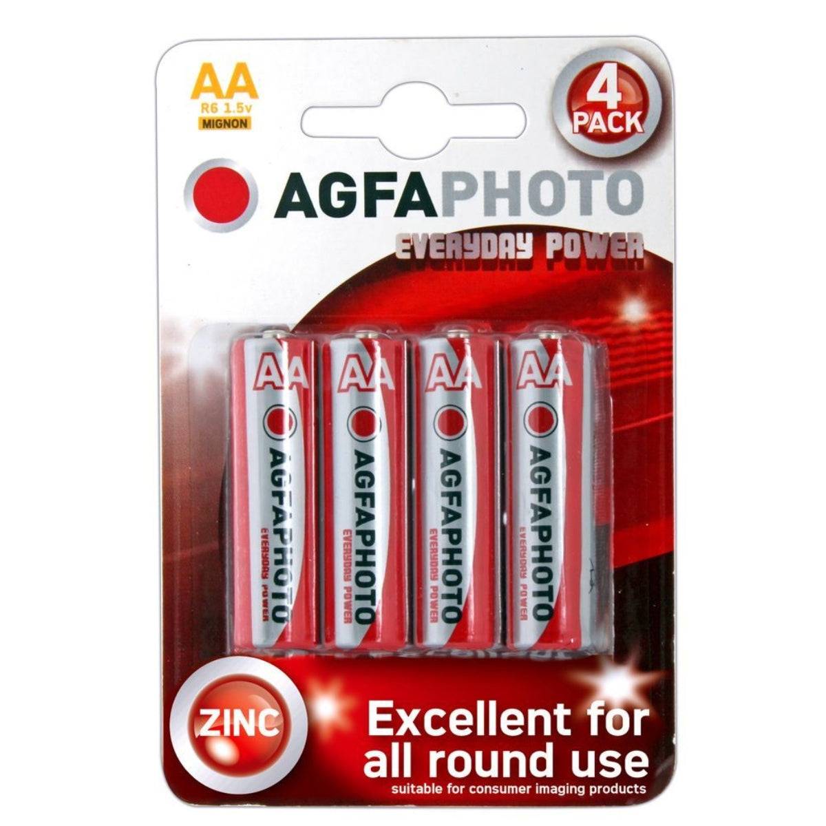 AGFA Photo Everyday Power AA Batteries 4 Pack - Simply Pleasure
