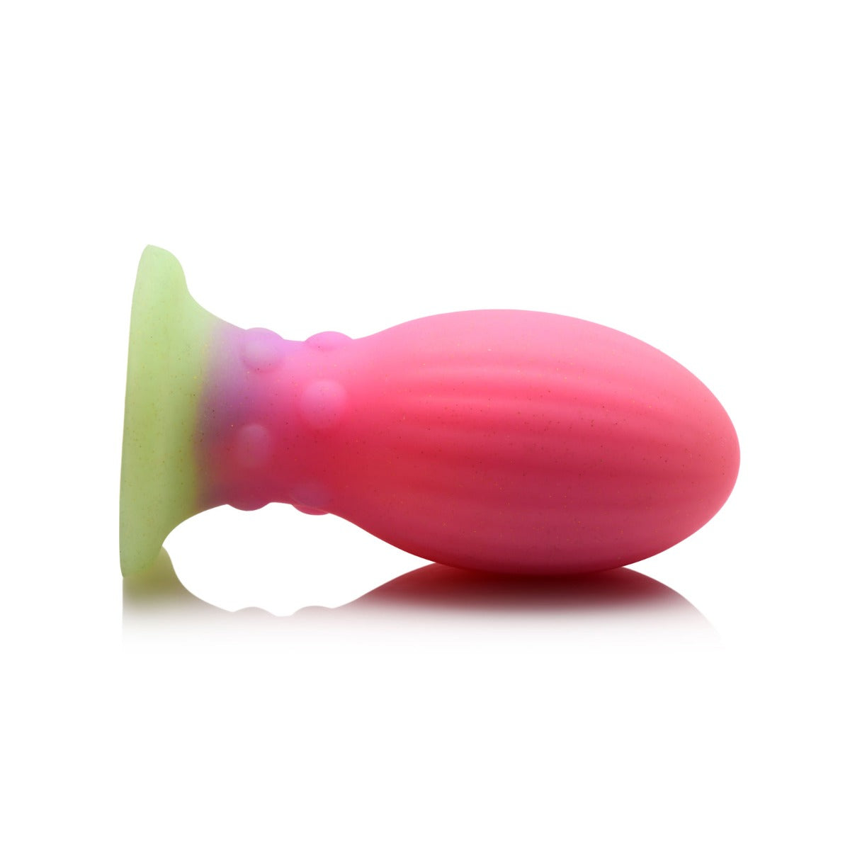 Creature Cocks Xeno Egg Glow In The Dark Silicone Butt Plug Pink - Simply Pleasure