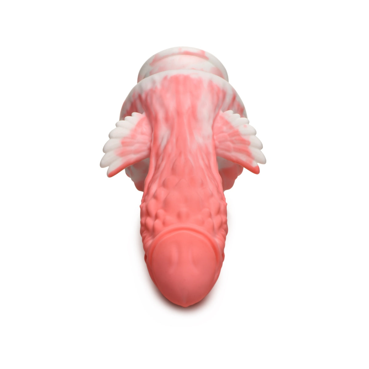 Creature Cocks Pegasus Pecker Winged Silicone Dildo Pink White - Simply Pleasure