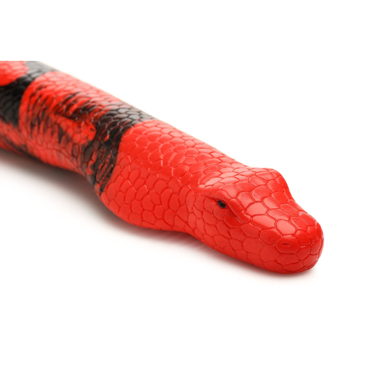 Creature Cocks King Cobra XL Silicone Dong Red Black - Simply Pleasure