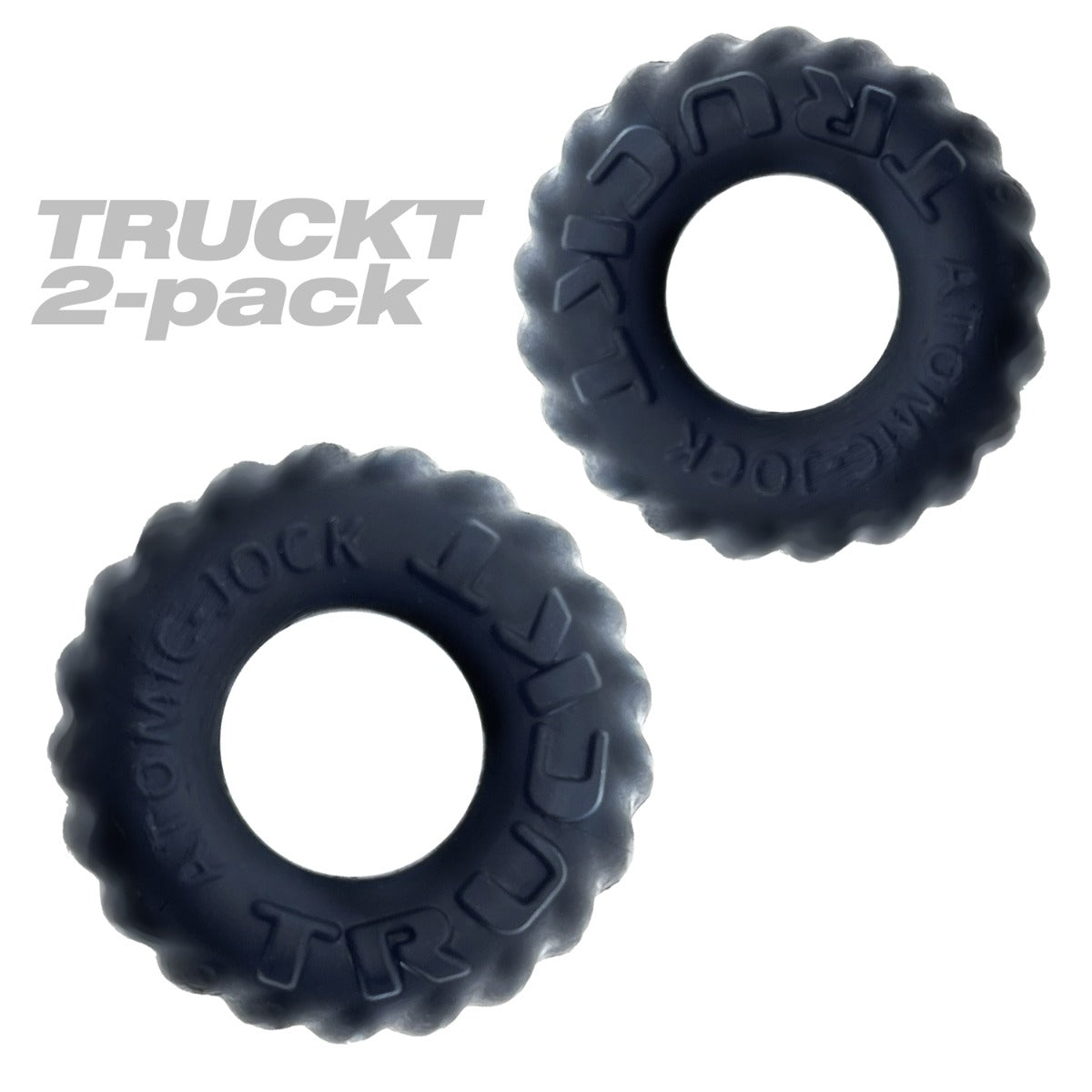 Oxballs Truckt Plus Silicone Cock Ring 2 Pack Special Edition Night