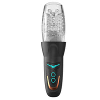 Amovibe Dragon Pro Rotating & Thrusting Male Masturbator Black Clear