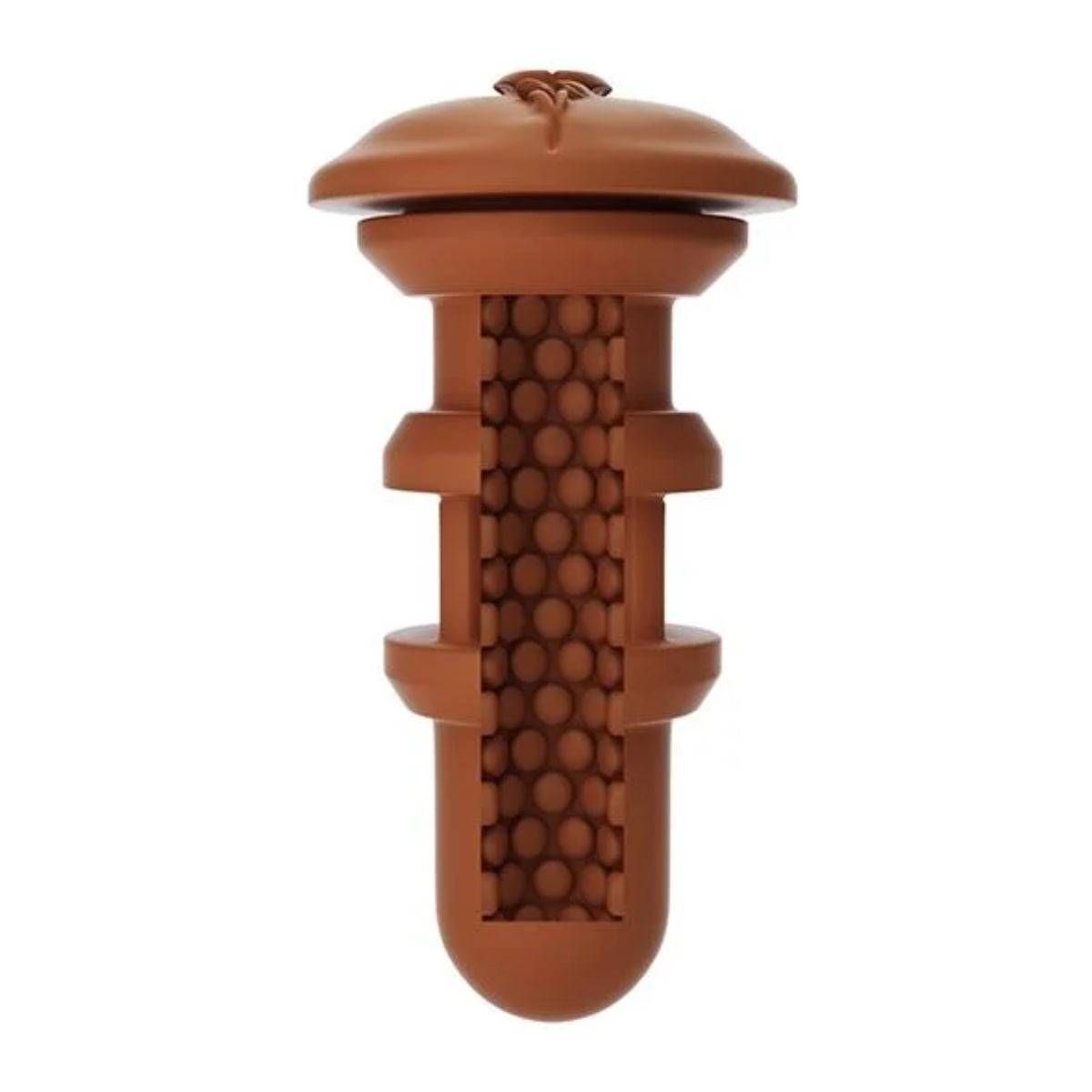 Autoblow AI Silicone Vagina Sleeve Brown - Simply Pleasure