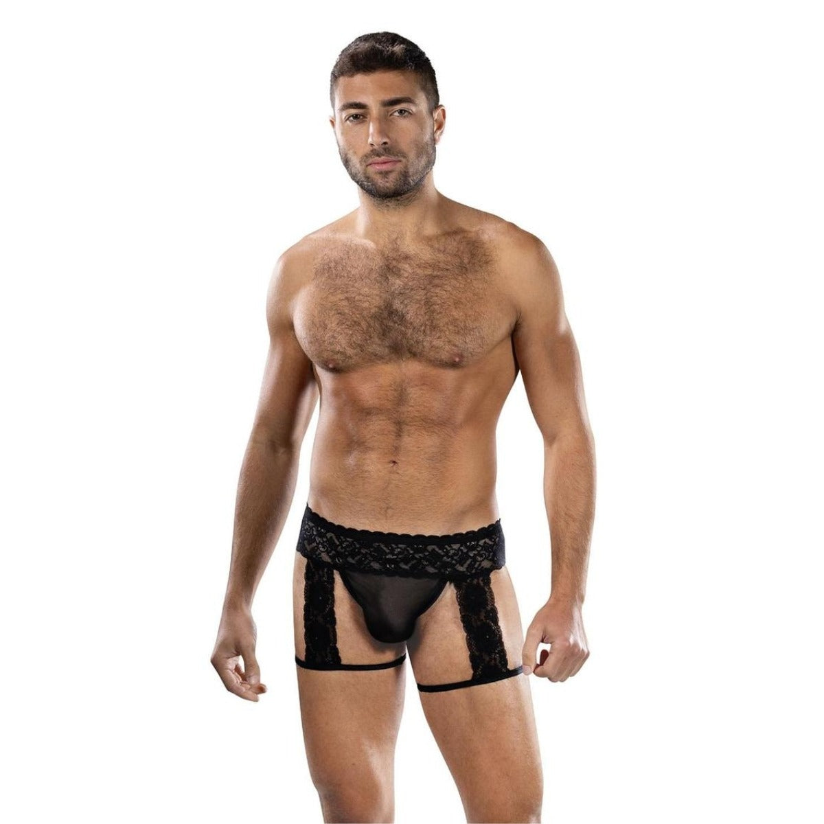 Envy Midnight Stride Garters Black One Size