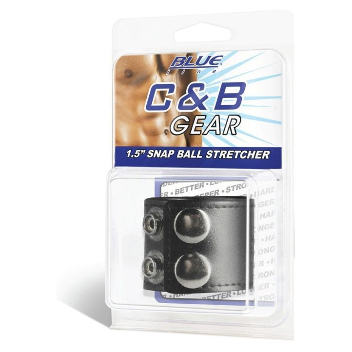 Blue Line Snap Ball Stretcher Black 1.5 Inch - Simply Pleasure