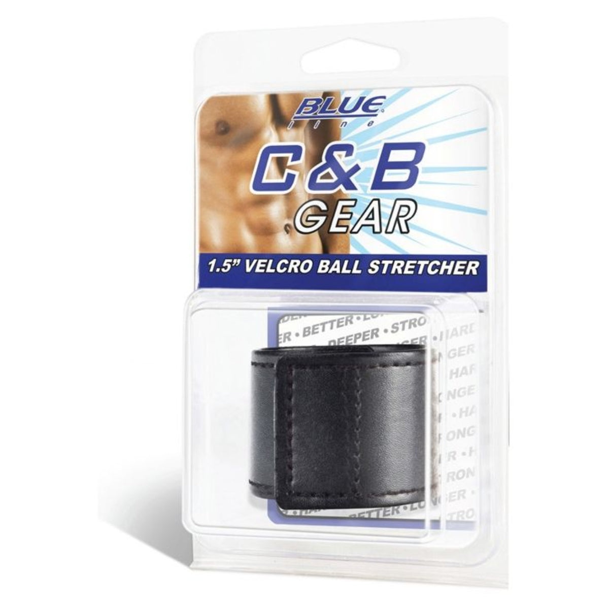 Blue Line Velcro Ball Stretcher Black 1.5 Inch - Simply Pleasure