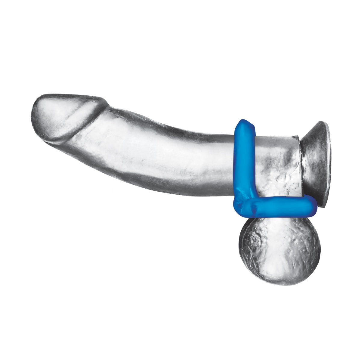 Blue Line Duo Cock And Ball Stamina Enhancement Cock Ring Set 2 Pack Blue - Simply Pleasure