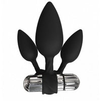 Bathmate Vibe Anal Training Plugs Black - Simply Pleasure