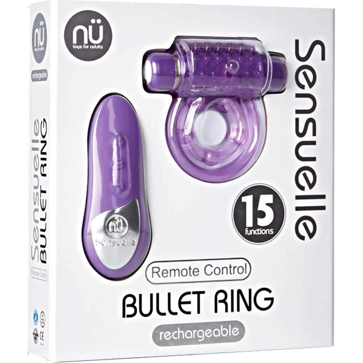 Nu Sensuelle Remote Control Vibrating Cock Ring Purple