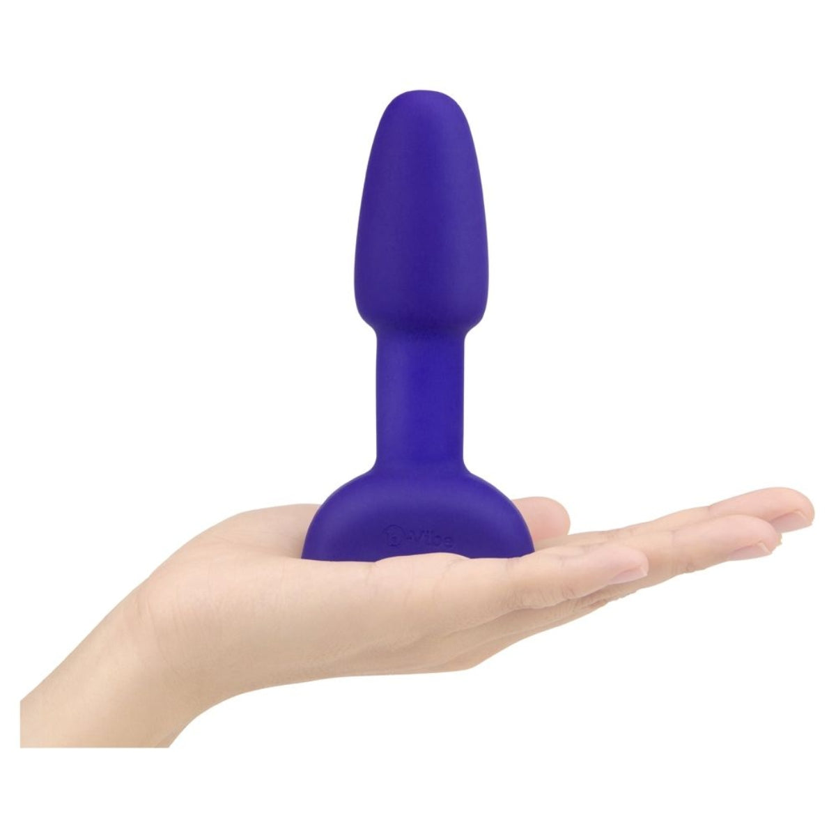 b-Vibe Rimming Petite Remote Control Vibrating Butt Plug Purple