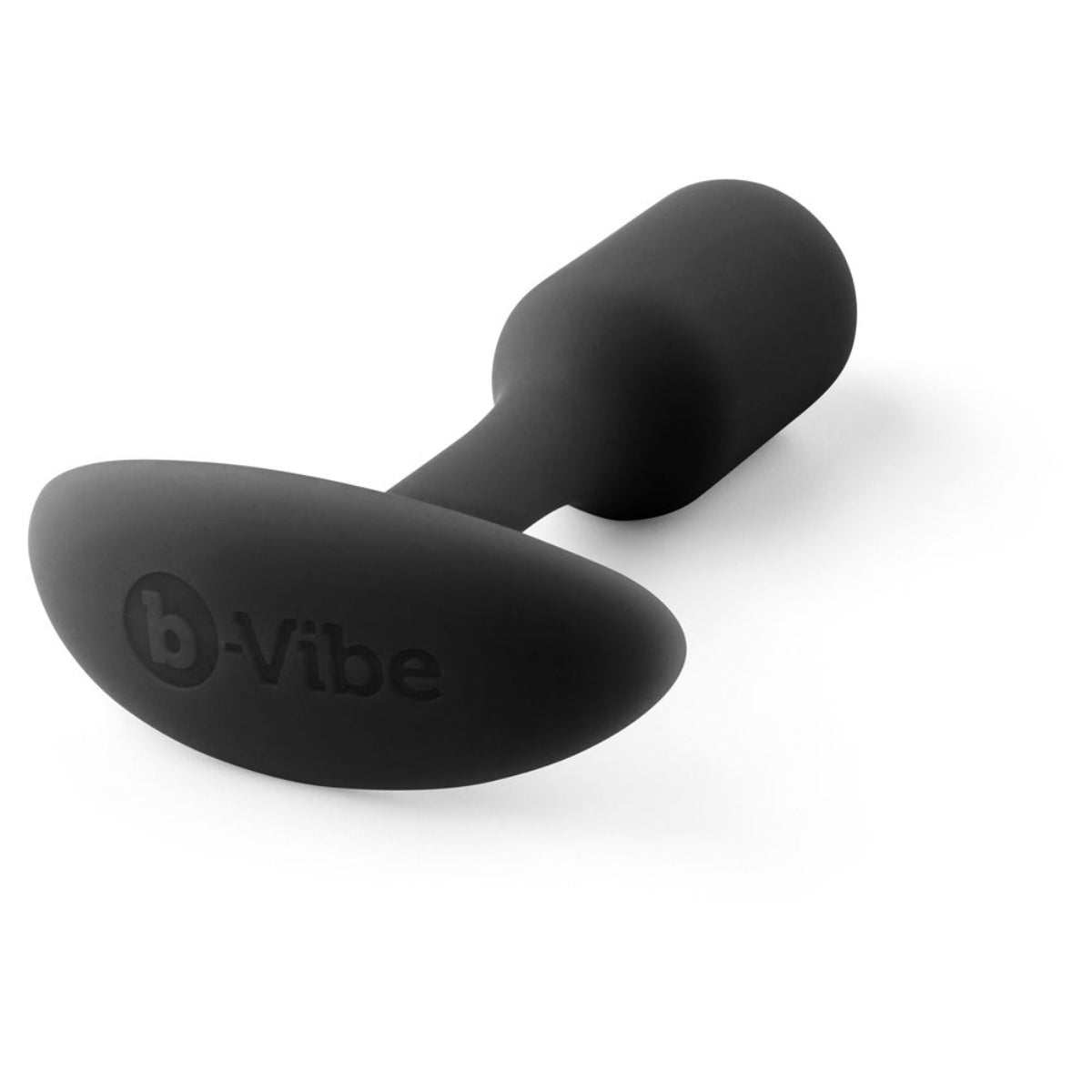 b-Vibe Snug Plug 1 Weighted Silicone Butt Plug Black
