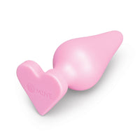 b-Vibe Butties B-Mine Heart Shaped Silicone Butt Plug Pink 