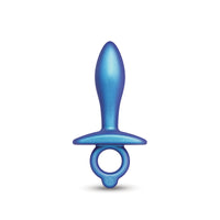 b-Vibe Butties Slide Silicone Butt Plug Blue