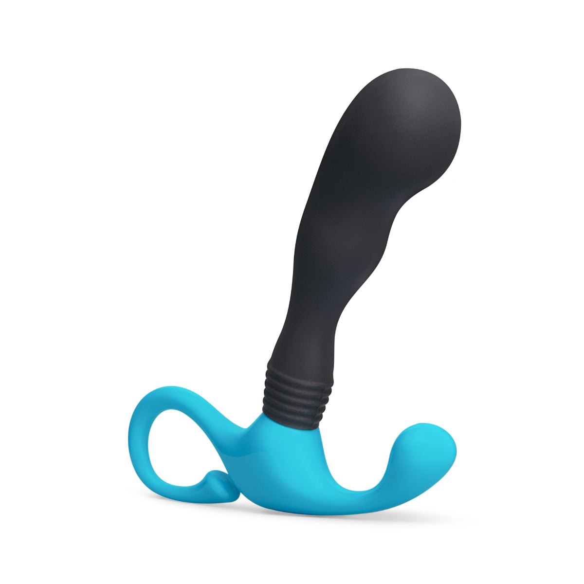 b-Vibe P-Spot Curl Hands-Free Curved Prostate Massager Black Blue