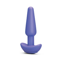 b-Vibe Butties Shake Slimline Vibrating Silicone Butt Plug Purple