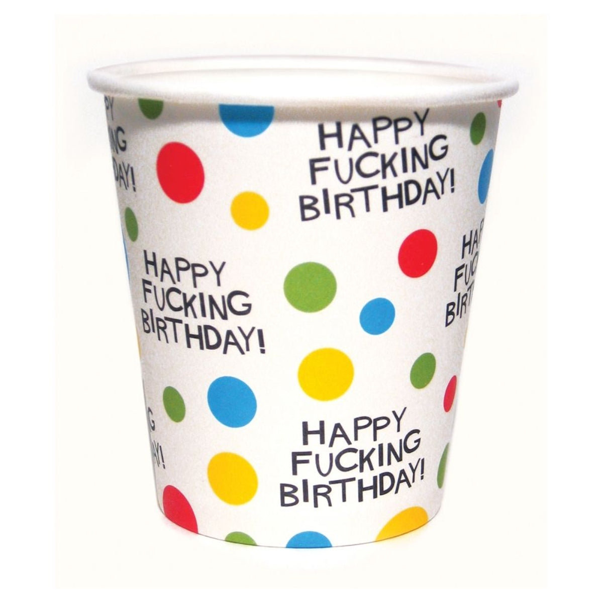 Little Genie X-Rated Birthday Paper Cups 8 Pack