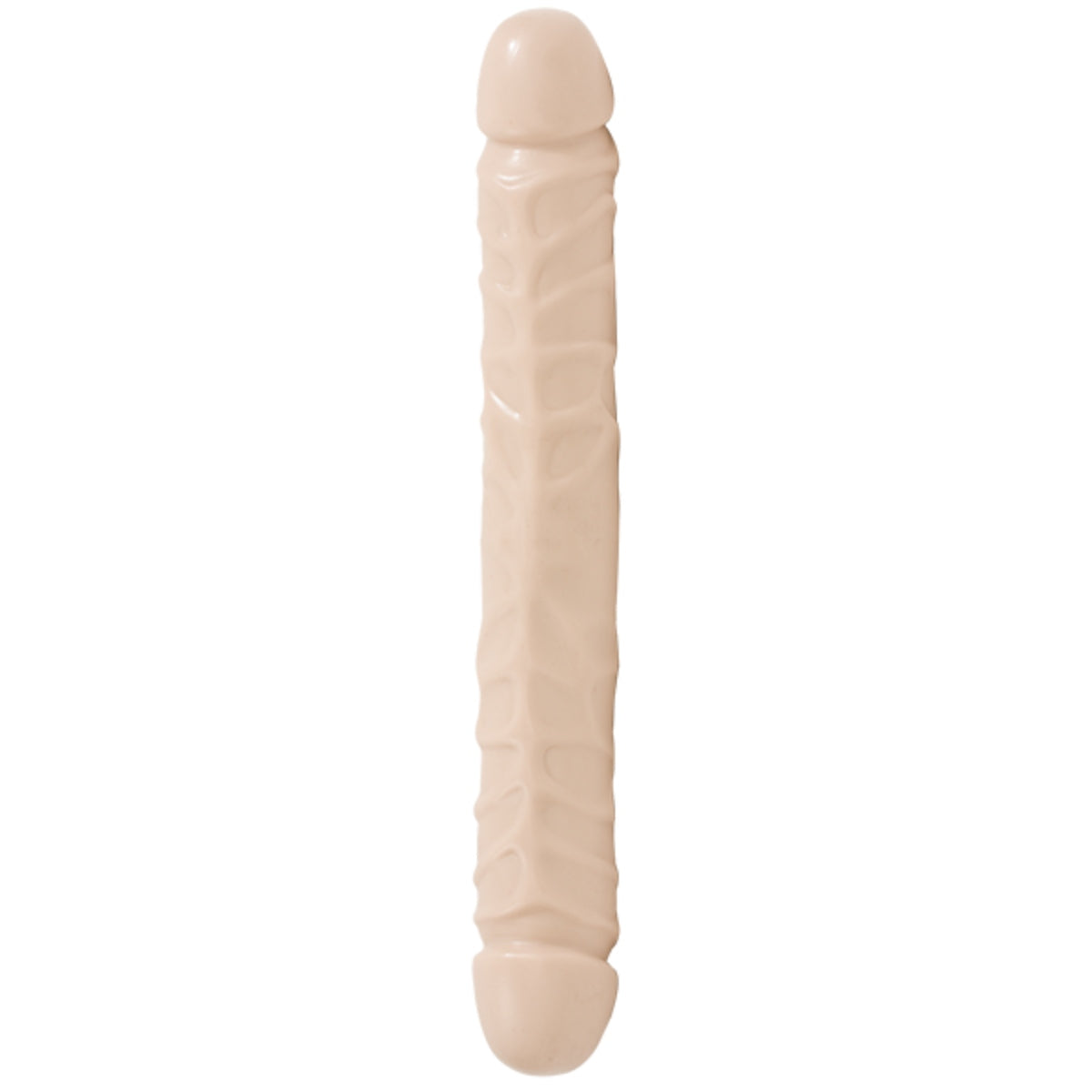 Doc Johnson Jr. Veined Double Ended Dildo Pink 12 Inch