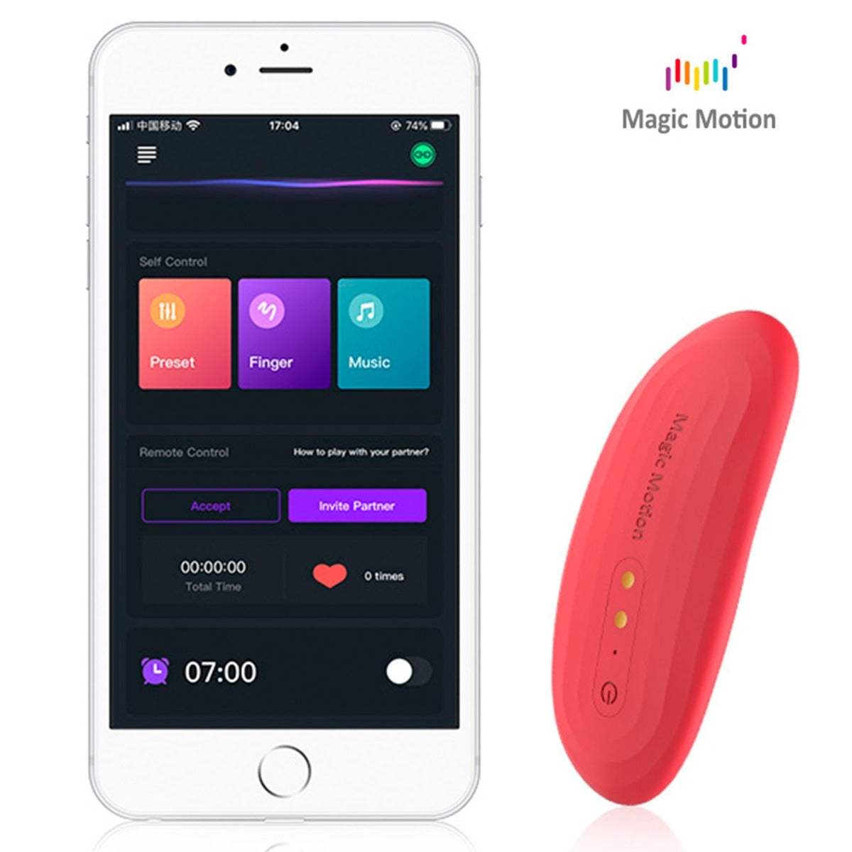 Magic Motion Nyx Smart Panties Vibrator With App Control Red