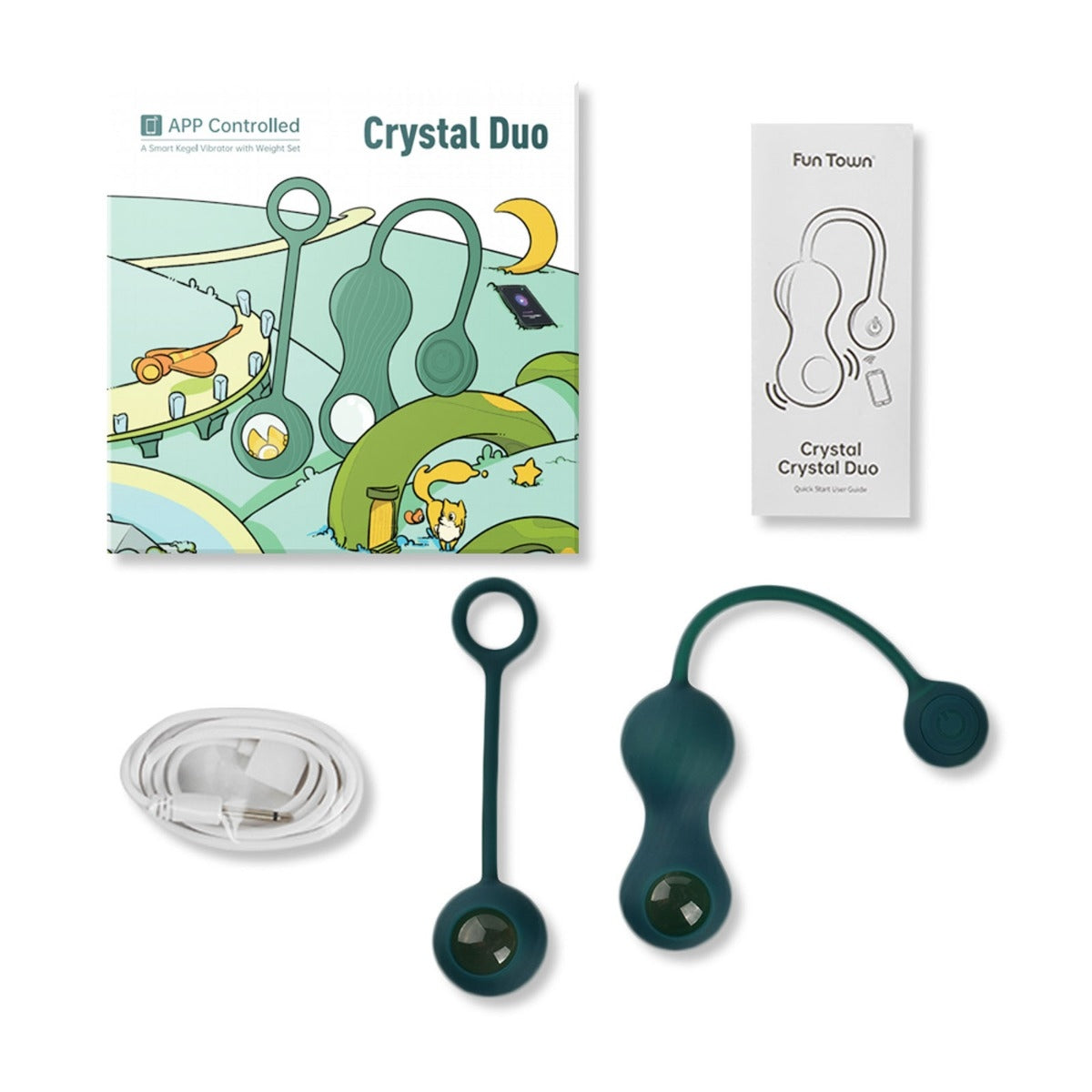 Magic Motion Duo Smart Kegel Vibrator With Weights Green
