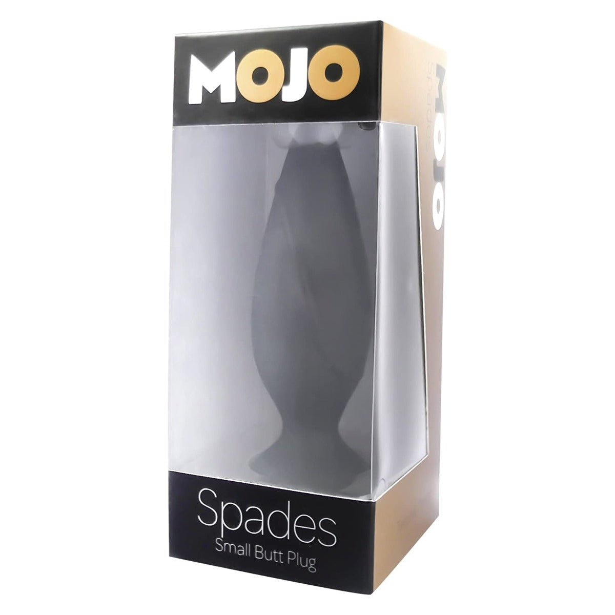 Mojo Spades Butt Plug Black Small