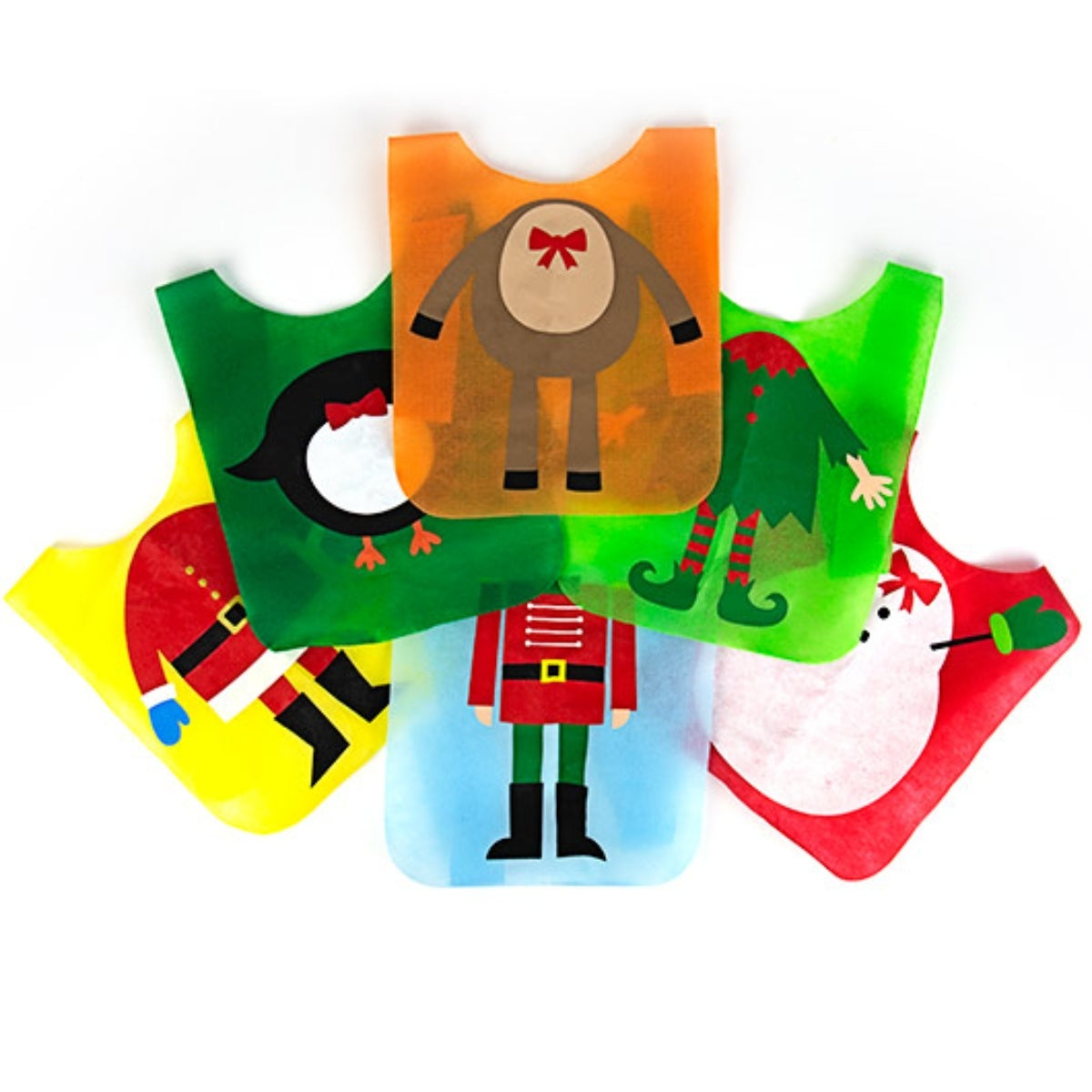 Gift Republic Festive Dinner Bibs 12 Pack