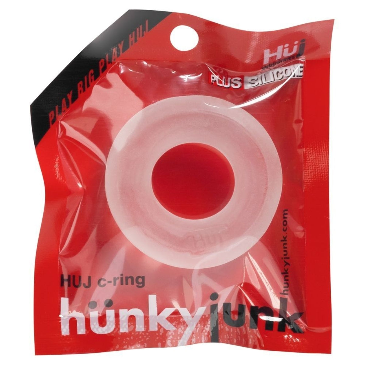 Hunkyjunk HUJ Cock Ring Clear