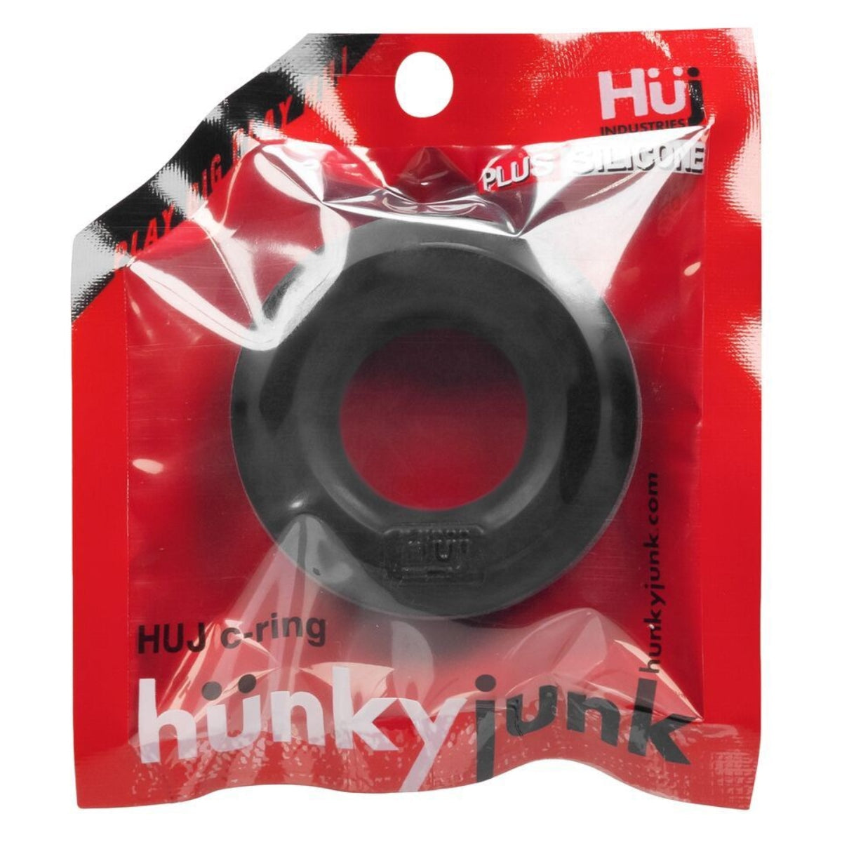 Hunkyjunk HUJ Cock Ring Black