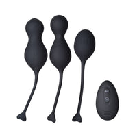 INTY Toys Blaze Vibrating Kegel Ball Set Black