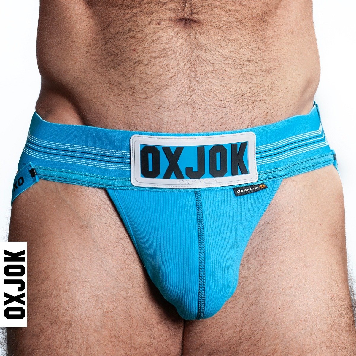 Oxballs Ox Jok Slingjock Jock Strap Pool Blue
