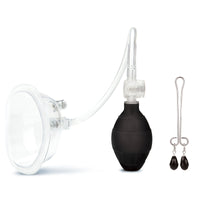 Lux Fetish Deluxe Pussy Pump With Quick Release Valves Clear