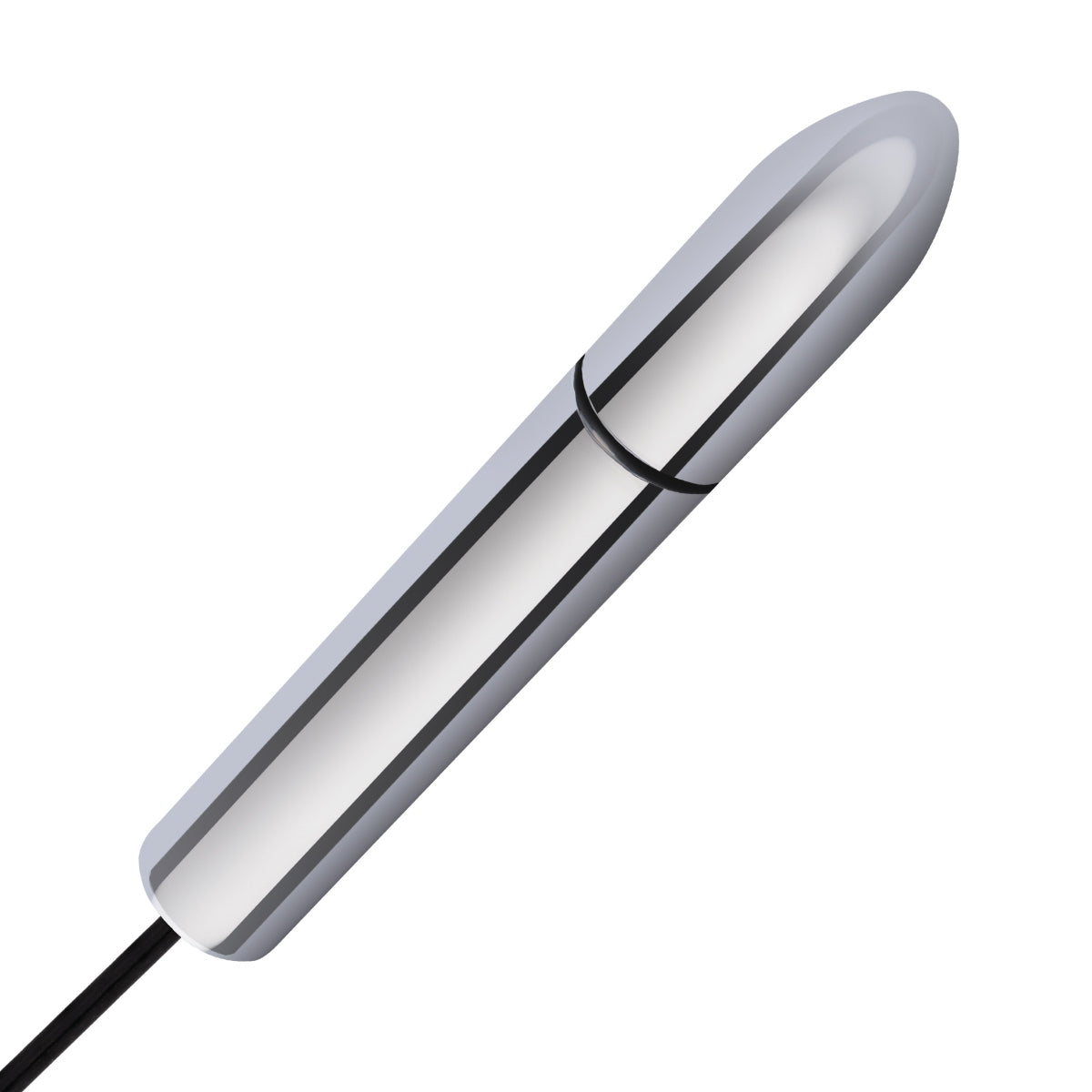 Lux Fetish Electro Sex Shock Wand Silver