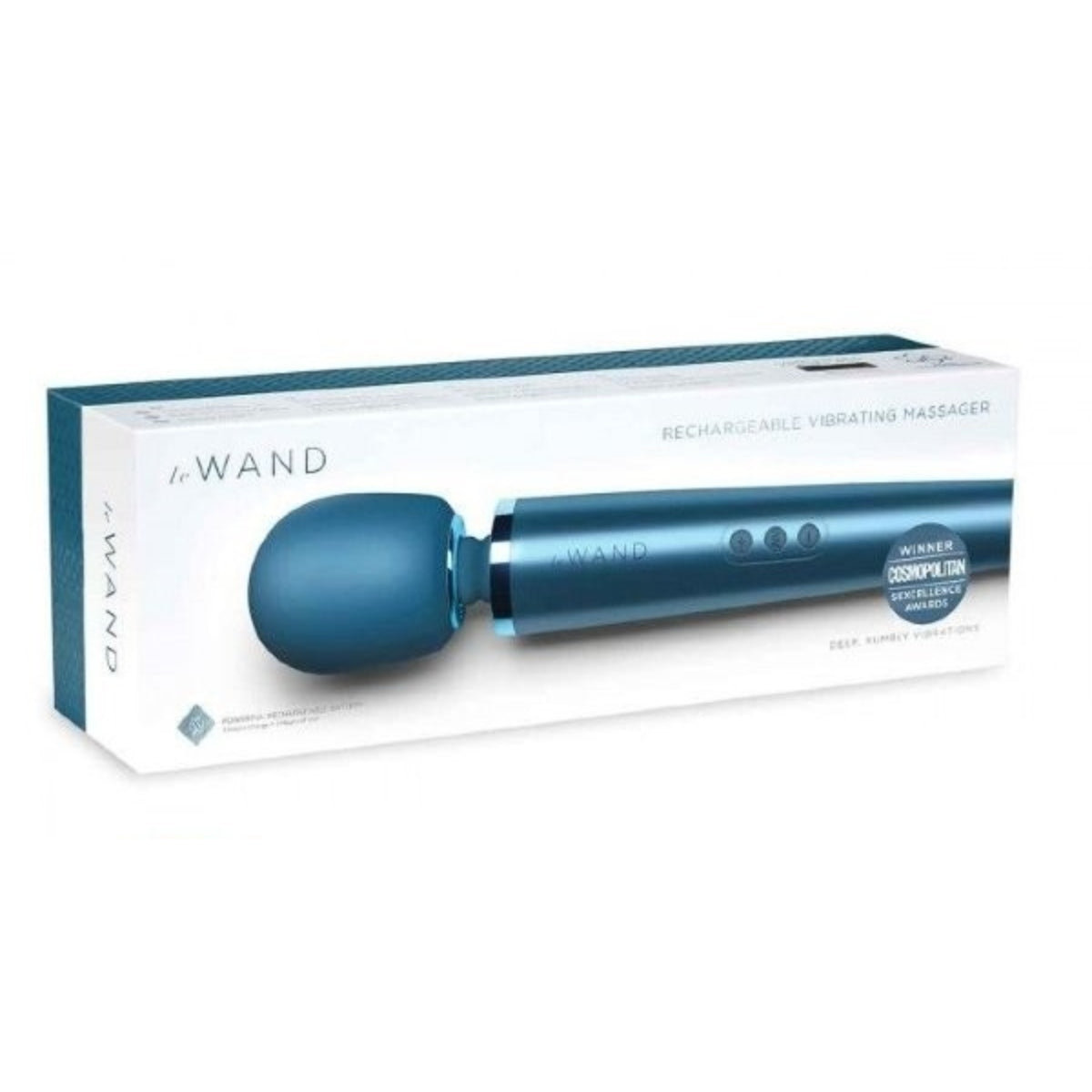 Le Wand Rechargeable Wand Massager Pacific Blue