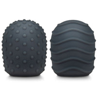 Le Wand Silicone Texture Covers 2 Pack Grey