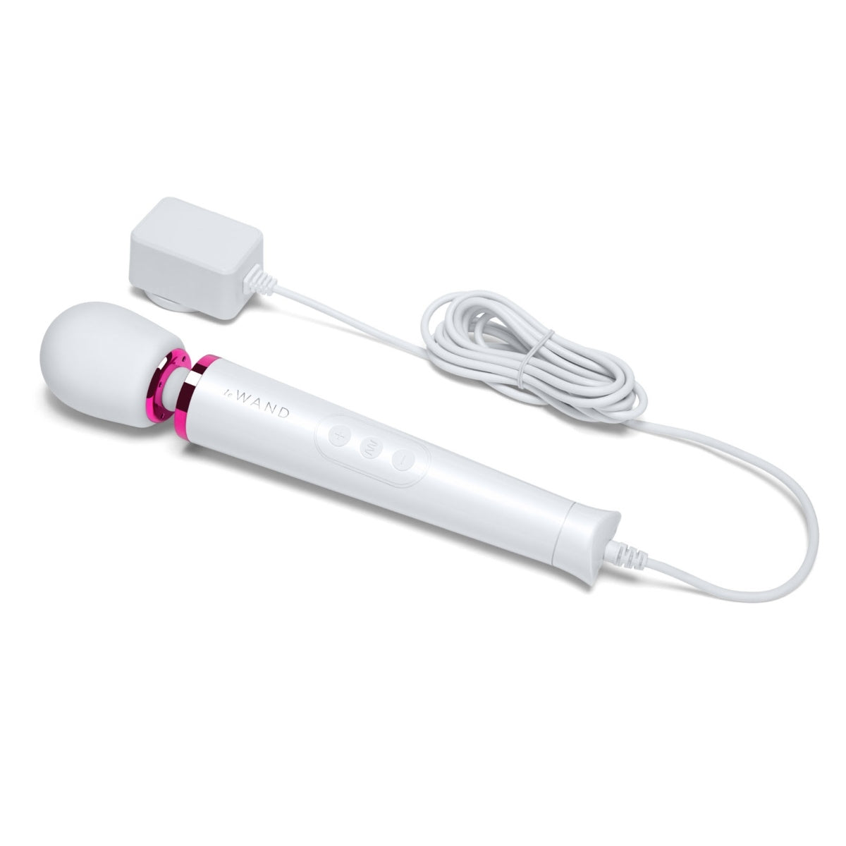 Le Wand Powerful Petite Plug In Wand Massager White