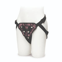 Me You Us Lace Adjustable Harness With Bullet Pocket Pink