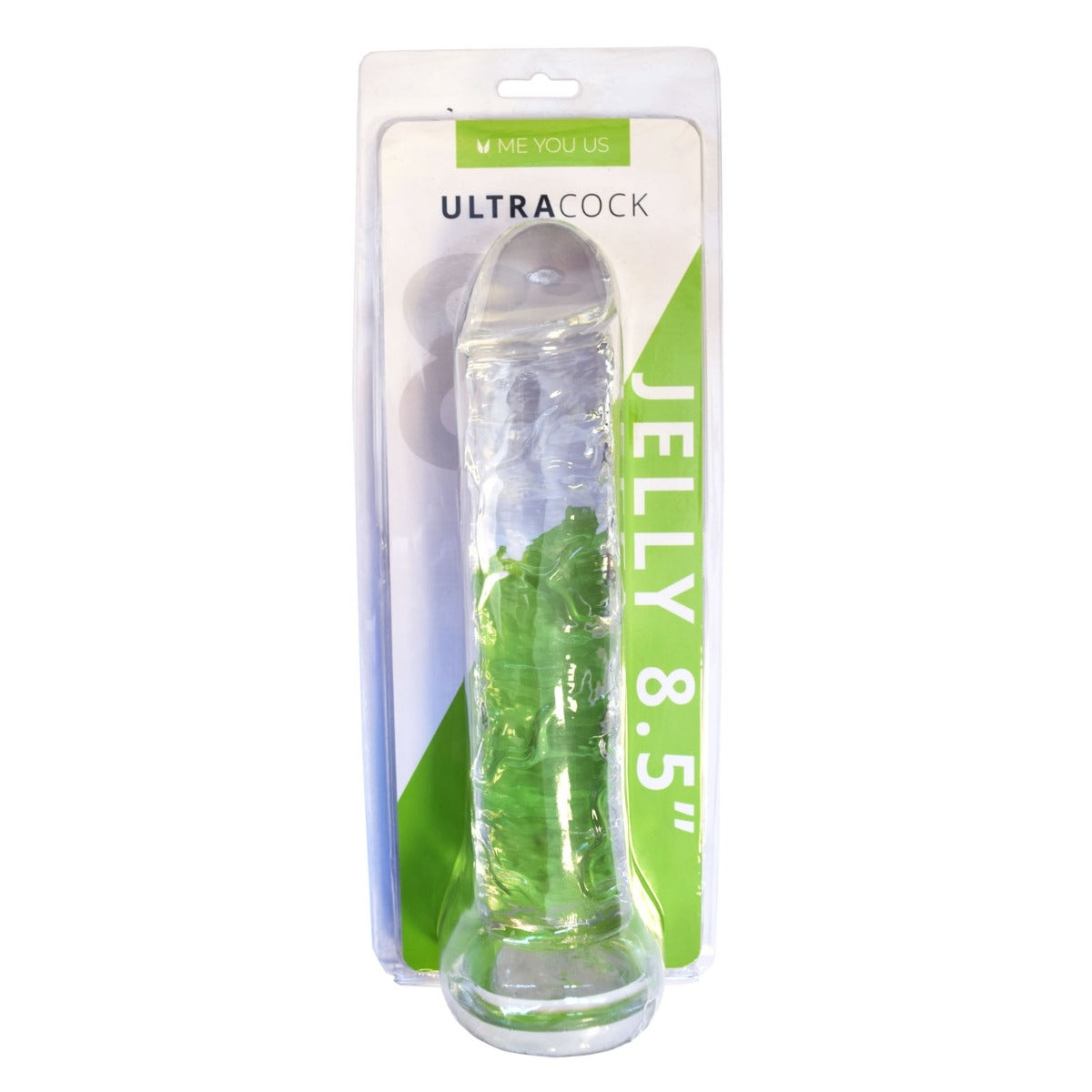 Me You Us Ultra Cock Jelly Dong Clear 8.5 Inch