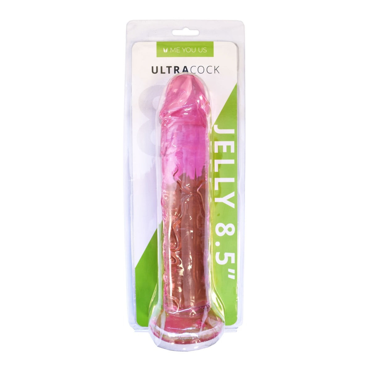 Me You Us Ultra Cock Jelly Dong Pink 8.5 Inch