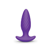 Me You Us Signature The Swirl Vibrating Butt Plug Purple