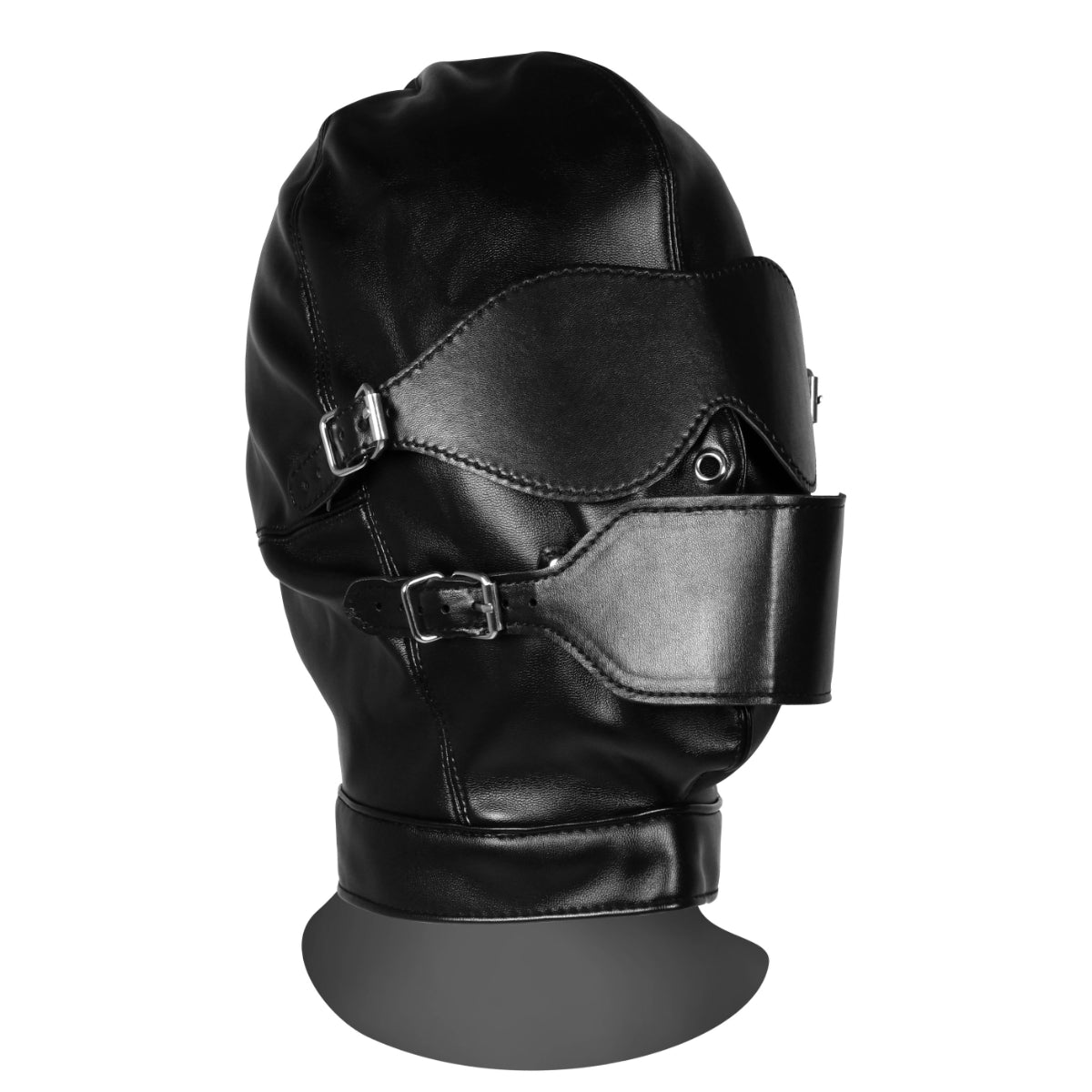 Ouch Xtreme Blindfolded Mask With Breathable Ball Gag Black