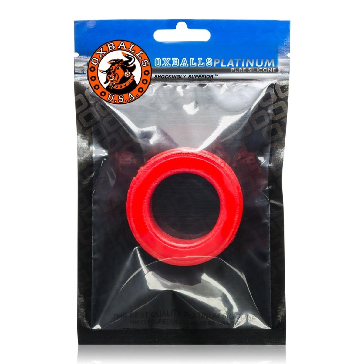 Oxballs Pig Ring Cock Ring Red