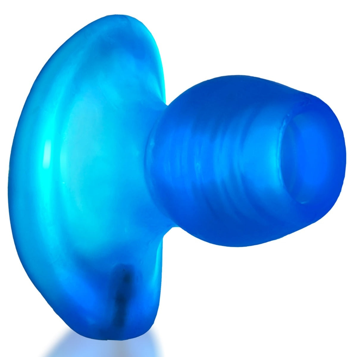 Oxballs Glowhole 2 Hollow Fuck Plug With LED Insert Blue Morph Large