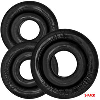Oxballs Rimringz Cock Ring 3 Pack Black