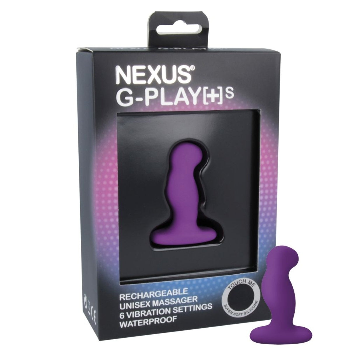 Nexus G-Play Plus Vibrating Butt Plug Purple Small