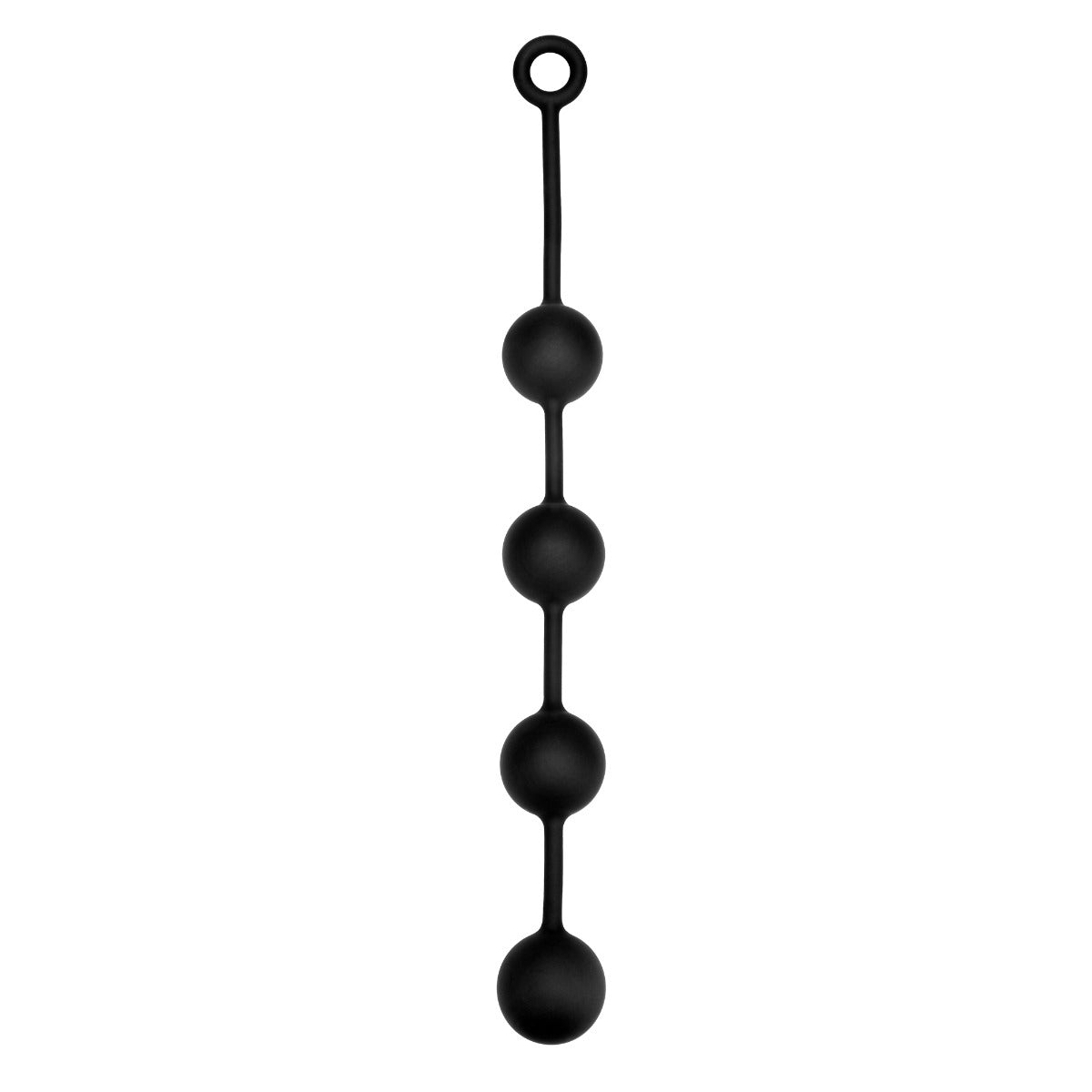 Prowler RED Silicone Anal Beads Black Large