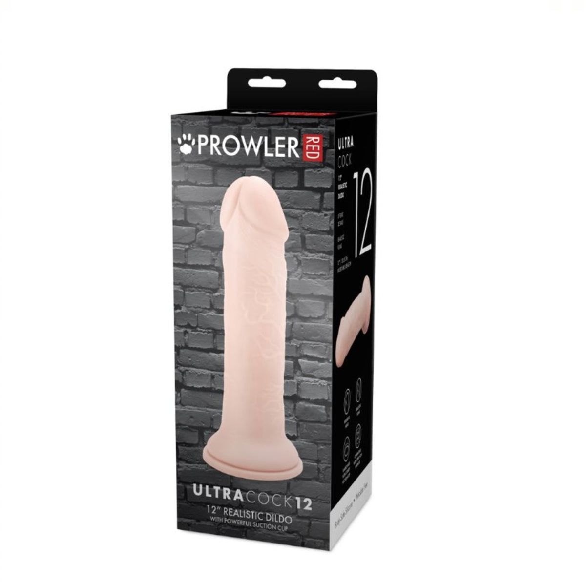 Prowler RED Ultra Cock Dildo Pink 12 Inch