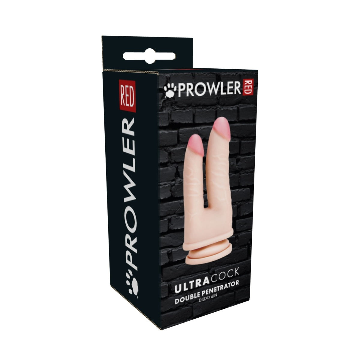Prowler RED Ultra Cock Double Penetrator Dildo Pink 6 Inch