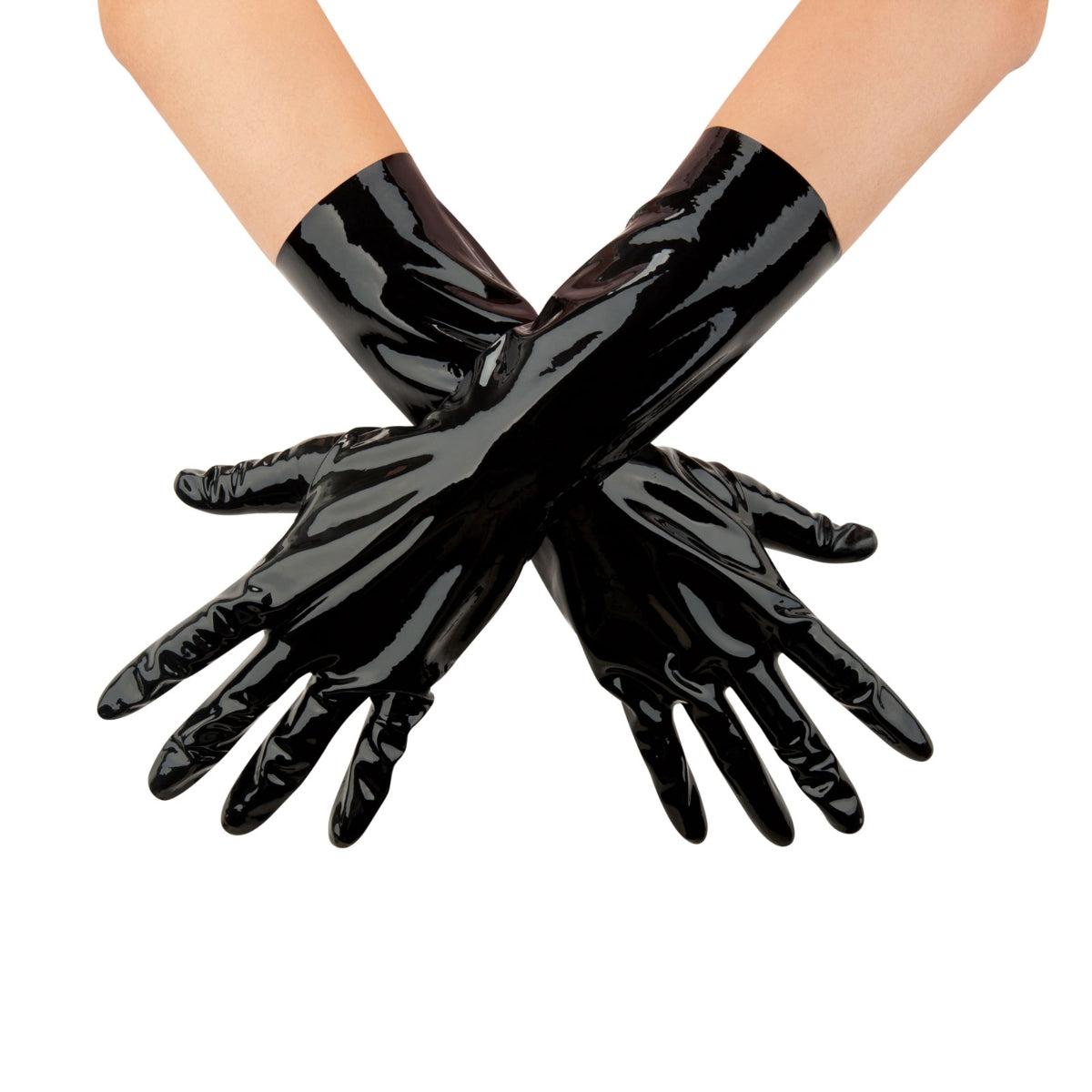 Prowler RED Wrist Length Latex Gloves Black Large