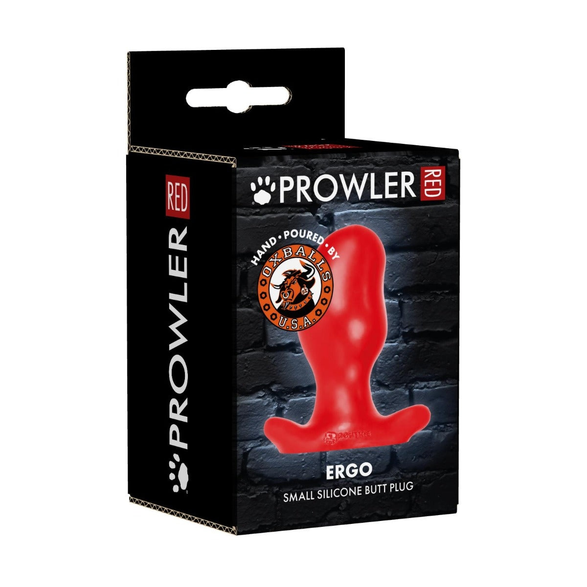 Prowler RED By Oxballs ERGO Butt Plug Silicone Small - Simply Pleasure