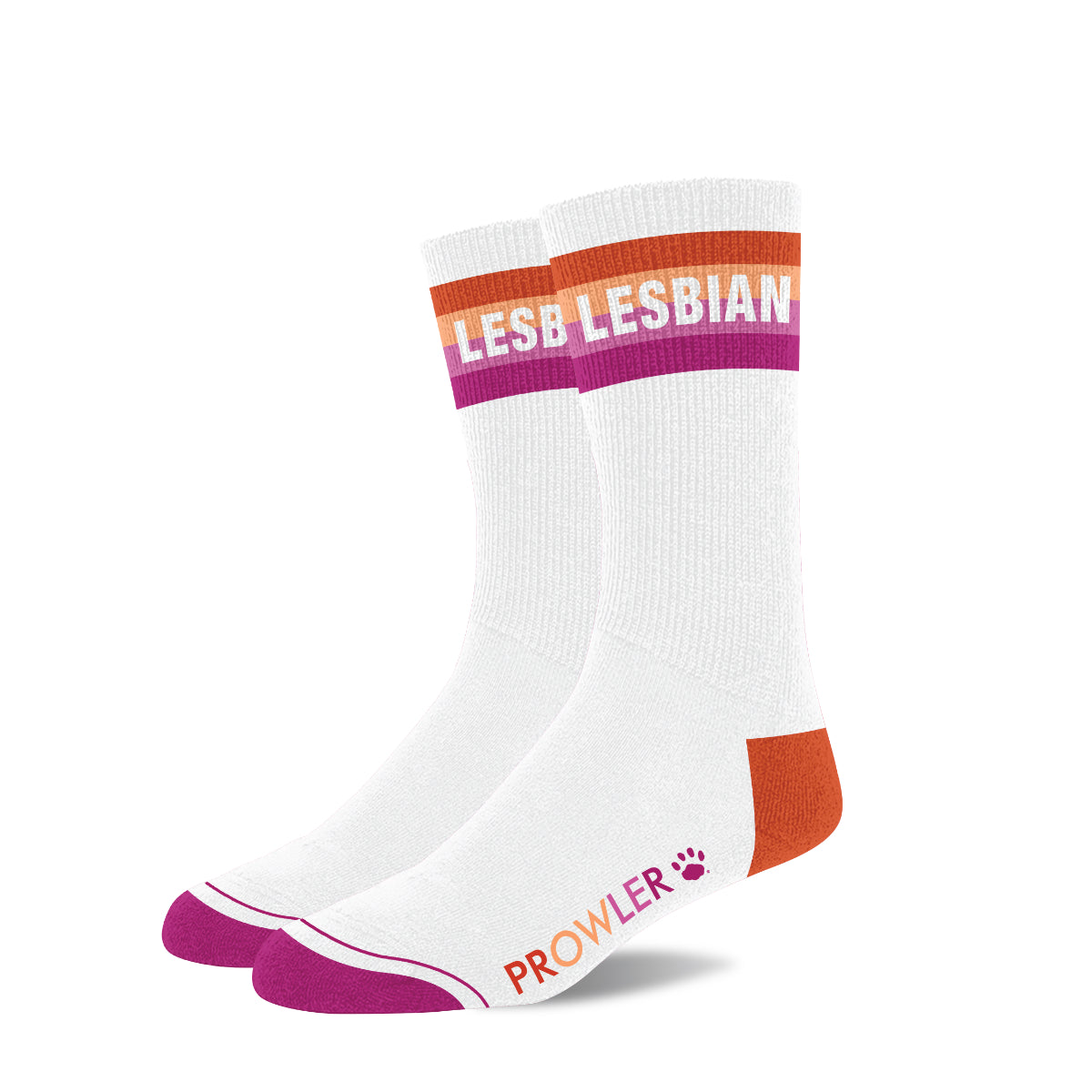 Prowler Lesbian Socks White Purple Orange
