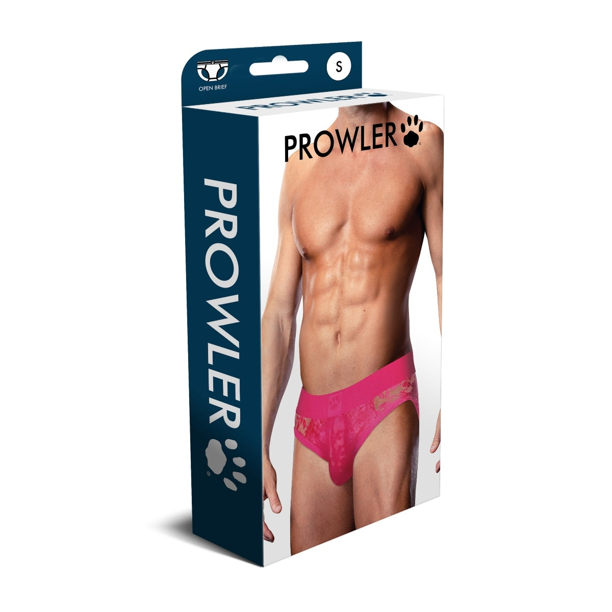 Prowler Lace Backless Brief Pink
